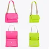 Niki Chain Bag Crinkled Leather Luxury Handbag Shoulder Bag Brand Y shaped Designe Ladies Metal Black pink Clamshell Messenger Crossbody Chain Bags Classic Tote