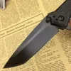 1Pcs KS1990 Coltello pieghevole Flipper assistito 8Cr13Mov Rivestimento in titanio nero Tanto Blade GRN Manico Coltelli tascabili tascabili EDC con scatola al minuto