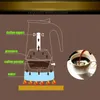 Кофейный горшок с плитой Moka Coffee Pot Filter Filter Итальянский эспрессо -кофеварка Percolator Tool Mocha Cafetiere 100200300450ML 230712