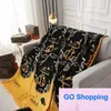 Flannel Blankets Big Brand Office Nap Blanket Casual Thickening Gift Blanket Foreign Trade Wholesale