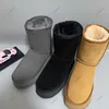 Australia Australian Classic Women Ultra Platform Mężczyzny Realu skórzane ciepło 5825 4 cm Winter Fuff Furffy Furry Satin Kidch Boots Boots Snow Bots 34-43