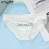 Underpants Ice Silk Men Underwear Sexy Men Briefs Underwear Thin Breathable Bikini Men Jockstrap Cuecas Penis Pouch Briefs Men Underpants J230713