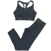 Designer Women Yoga kläder Kvinnor tryckt Vest Style Yoga Wear Yoga Suits Outdoor Fitness Clothes Sexig Gymutrustning Tracksuits