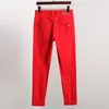 Hommes Jeans Classique Mode Hommes Tendance Marque D'affaires Taille Haute Stretch Droite Lac Bleu Denim Pantalon Mâle Rouge Jaune Pantalon Décontracté