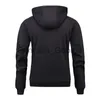 Sweats à capuche pour hommes Sweats à capuche pour hommes Sweats à capuche pour hommes Automne Zipper Casual Sweat à capuche Solid Loose Male Clothes Basic Winter Warm Hoodie Plus Size x0713