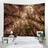 Tapestries Forest Sky Moon Home Decoration Art Tapestry Scenerelic Scene Bohemian Wall Hanging Mandala Bedroom Wall Decoration R230713