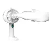 Bärbar atomiserfläkt Vatten Spray Misting Cooling Fan USB Raddbar luftfuktare Fuktgivande enhet Mini 3 Gear Water Mist Fan946025