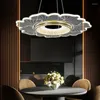 Lustres Moderne Minimaliste Salle À Manger Lustre Lumière Nordique De Luxe Net Rouge Bar Fleur Led Lampe De Table