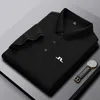 Polos pour hommes T-shirt à manches courtes en coton Chemise d'affaires POLO Haut en jersey 2023 Tissu d'été J Lindberg 230711