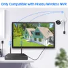 IP 카메라 Hiseeu 1536p 무선 카메라 3 6mm 렌즈 CCTV 시스템 키트를위한 방수 보안 WiFi 프로 앱보기 230712