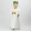 Ubrania etniczne jubba thobe chłopcy islamskie dzieci muzułmańskie arabskie szaty dla małego chłopca kaftan islam ubrania dziecięce maluch 1-3 lata 210V