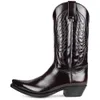 Stivali Uomo Stivali da cowboy occidentali Scarpe invernali in pelle Stivali alti ricamati Paio di scarpe Leggero Comodo Taglie forti 35-48 230712