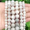 Beads Natural Stone White Crazy Agates Round Loose Spacer For Charms Handicrafts Jewelry Making Diy Bracelet 6/8/10/12mm