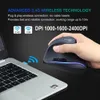 Mouse Lefon Vertical Wireless Mouse Game Ricaricabile Ergonomico RGB USB ottico per Windows Mac 2400 DPI 2 4G PUBG LOL 230712