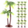 Décoratif Fleurs Arbre Noix De Coco Gâteau Topper Réaliste Po Props Ornement De Bureau Pour Plage Jungle Tropicale Luau Hawaïen Fête Fournitures