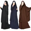 Eid Muslim Women Hijab Dress Prayer Garment Set Jilbab Namaz Full Cover Ramadan Long Khimar Gown Abayas Islamic Clothes Niqab233A