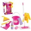 Tools Workshop Children's Simulation Mini Cleaning Tools Spela House Boy Girl Broom Mopping Bucket Toy Set Children Do Housor Tools Tools 230713