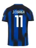 Fans Player 23 24 Lukaku Inters Milans Soccer Jersey Barella Inters Milans Lautaro Vidal J. Correa 2023 Fotbollskjorta Calhanoglu Men Kit 3rd Kids DiMarco Thuram