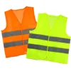 Gilets de circulation à rayures réfléchissantes gilet de sécurité haute visibilité pour assistant d'assainissement