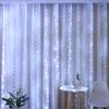 Stringhe Matrimonio Compleanno Luci natalizie Camera da letto Casa Festoon Lamp USB LED Fairy String Curtain Garland Holiday Party Decoration