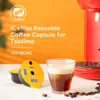 Kaffeefilter iCafilas wiederverwendbare Kaffeekapsel-Pads Kaffeekapsel-Pad Silikondeckel kompatibel mit Happy Suny Vivy 60180 ml 230712