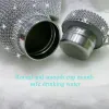 Tubllers 500 ml Bling Diamond Thermos Butelki Przenośna brokat butelka z wodą Crossbody Stal nierdzewna kolba termiczna Nowa