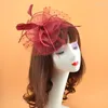 Kopfbedeckungen, Retro-Fascinator, Schleier, Haarnadeln, Garn, Dinner-Party, Haarklammer, Haarspangen, Bühnenauftritt, Pografie-Zubehör für Frauen