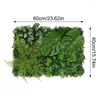 Decorative Flowers Artificial Green Wall 16x24in Large Greenery Panels Hedge Background Grass Backdrop Decor With UV Protection For