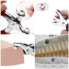 Hoomall 100PCs Sets 10 Farben Metall Nähen Knöpfe Druckknöpfe Nähen Handwerk Verschluss Snap Zangen Handwerk Werkzeug Knöpfe für Kleidung299Z