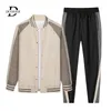 Men's Tracksuits Spring Autumn Fashion Mens Set Baseball Jacket And Sweatpants Two Piece Male Outfit Casual Tracksuit Trendy Streetwear