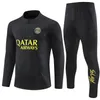 23 24 24 Jordam PSG MBAPPE SOCCER JERSEY Tracksuit 23/24 Paris Camouflage Football Training Suit Half Pull Długi rękaw Sergio Ramos Verratti Icardi Dorosły dzieci