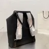 2023 zwarte rugzak lederen crossbody schoudertas luxe designer schooltas grote capaciteit dames herenrugzak clutch tassen bakken handtassen kruktassen