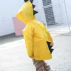 VILEAD Cute Dinosaur Poliestere Baby Raincoat Outdoor Impermeabile Rain Coat Bambini Impermeabile Poncho Boy Girl Rain et Gift L230620