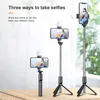 Selfie Monopods Bluetooth Selfie Stick Light Tratod LED Extensible Blueless Bluetooth Bluetooth Tratod kompatybilny dla smartfona R230713