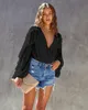 Hot Sell Women Rompers Jumpsuit Summer Sexy Female Long Sexy Sexy V-colmes Loose Top Bottoms Shirts