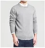 Camisolas Masculinas Caxemira Algodão Misturado Malha Camisola Masculina Pulôver 2023 Outono Inverno Roupas Simples Casual Negócios Básico Quente Homem Jumper