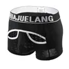 Cuecas Moda Homem Sexy Mesh Boxers Shorts Engraçados Masculino Gay Penis Bolsa Elefante Nariz Jockstrap Protuberância Cueca J230713