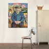 Ручная работа Винсент Ван Гог живопись маслом Pere Tangy Modern Canvas Art Современный ландшафтный декор гостиной