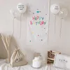 Tapestries Ins Simple Birthday Happy Wall Background Hanging Cloth Children Baby Adult Birthday Party Tapestry Scene Photo Prop Decoration R230713