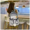 Sacs d'école Cartable Femme Oreilles Sac À Dos Kawaii Étudiant Grande Capacité Nylon Étanche Sac De Voyage