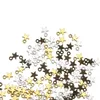 9MM Star Bead Charm Gold Silver Plated Small Pendant for DIY Bracelet Necklace Earring Jewelry Making Alloy 100pcs
