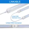 8ft LED Shop Light Tubture v Tube 150W 15000lm 6000k Cold White 8 Foot LED