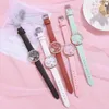 Montres-bracelets SMVPFashion mignon femmes décontracté ceinture en cuir montres Simple été dames cadran rond Quartz robe horloge