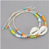 Bracelets De Cheville Bohême Shell Bracelet De Cheville Femmes Pied Bijoux D'été Plage Étoile De Mer Cheville Sur La Jambe Chaîne Sangle Accessoires Drop Delivery Dhdga