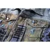 Men s Jackets Denim Jacket Men Vintage Jean Coats Streetwear Zipper Turn Down Collar Outerwear Cotton Ripped 230713