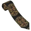 Базу галстуки повседневная стрелка скинни Золотое кельтское астрономическое галстук тонкий галстук для мужчин