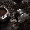 Tampers MLIA 515358mm Koffieverdeler Sabotage Dual Head Coffee Leveler Past instelbare diepte- Professionele Espresso Hand Tampers 230712