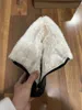 2023 New Winter Fur Women Stivaletti Fashion Square Toe Back Zippers Ladies Warm Plush Short Boots Casual Flats Scarpe con tacco L230704