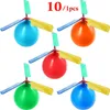 Nyhetsspel 1 10st påskhelikopterballong rolig bärbar utomhusspel leksak födelsedagsfest leveranser flygande grossist barn gåva 230713