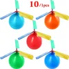 Novidade Jogos 1 10 Pcs Páscoa Helicóptero Balão Engraçado Brinquedo Brinquedo Ao Ar Livre Brinquedo Brinquedo Suprimentos para Festa de Aniversário Voar Atacado Presente para Crianças 230713